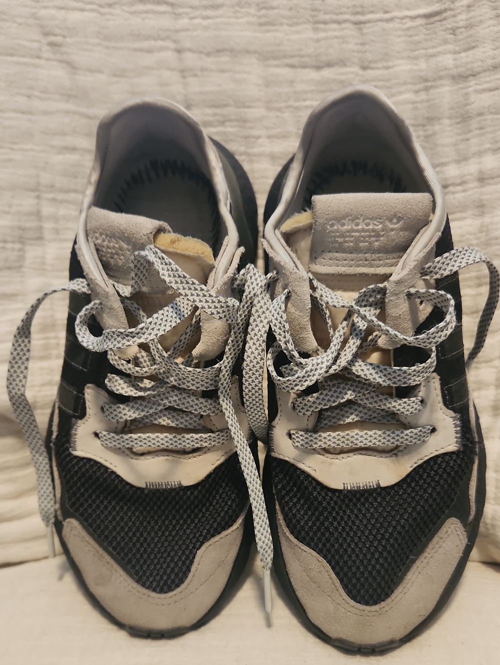 adidas Black and Gray Men's Athletic Sneakers